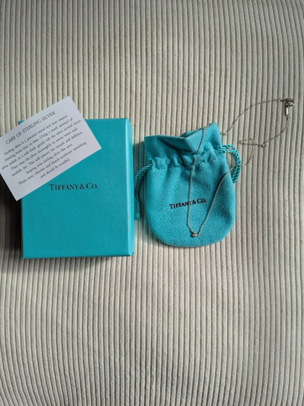 Tiffany Floating Diamond Necklace